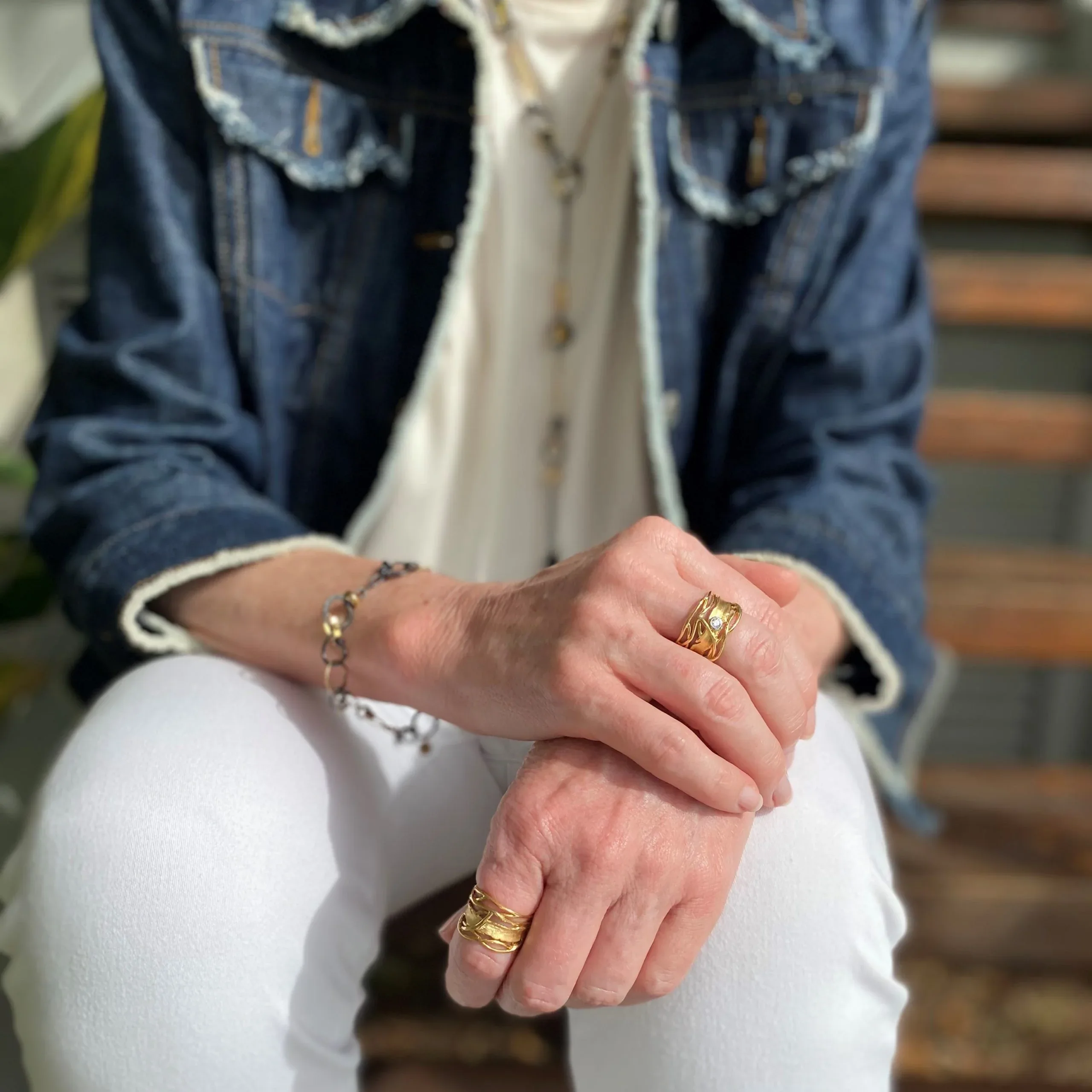14k Edge Ring - Image 3