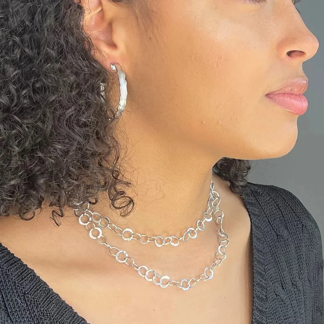 Handmade Chain - White Rhodium - Image 3