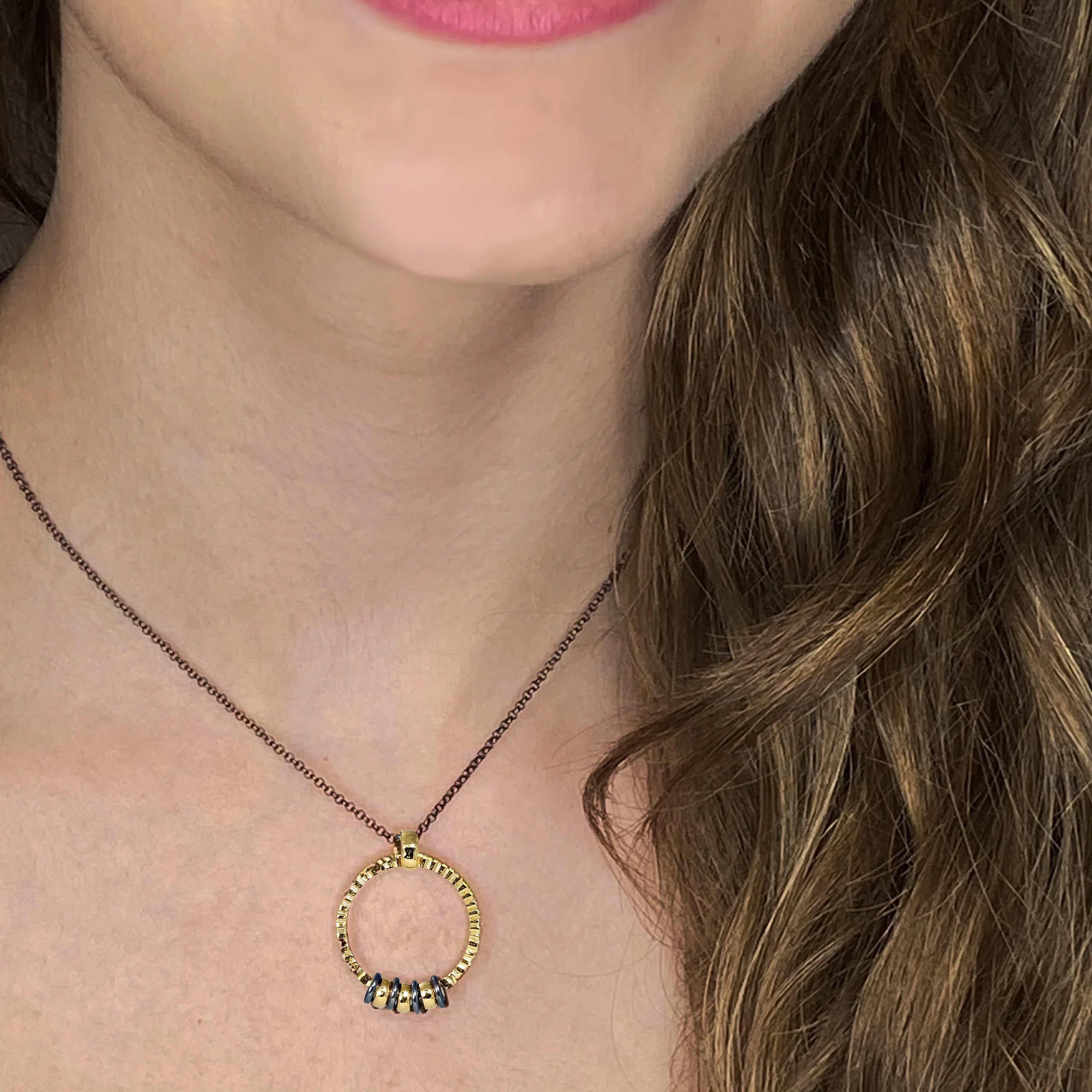 Circle of Life Gold Necklace - Large - Image 3
