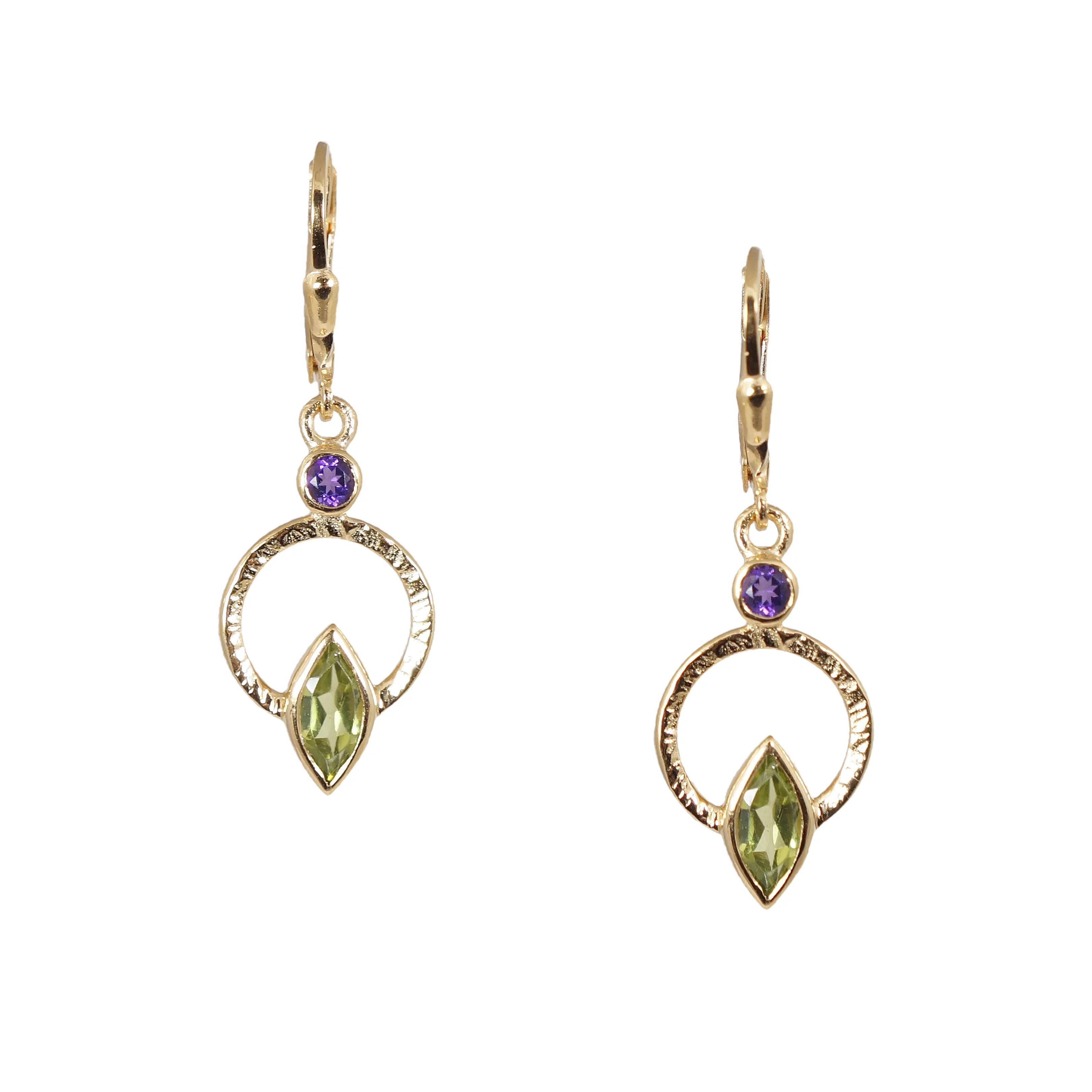Q Earrings 18k Vermeil - Image 6
