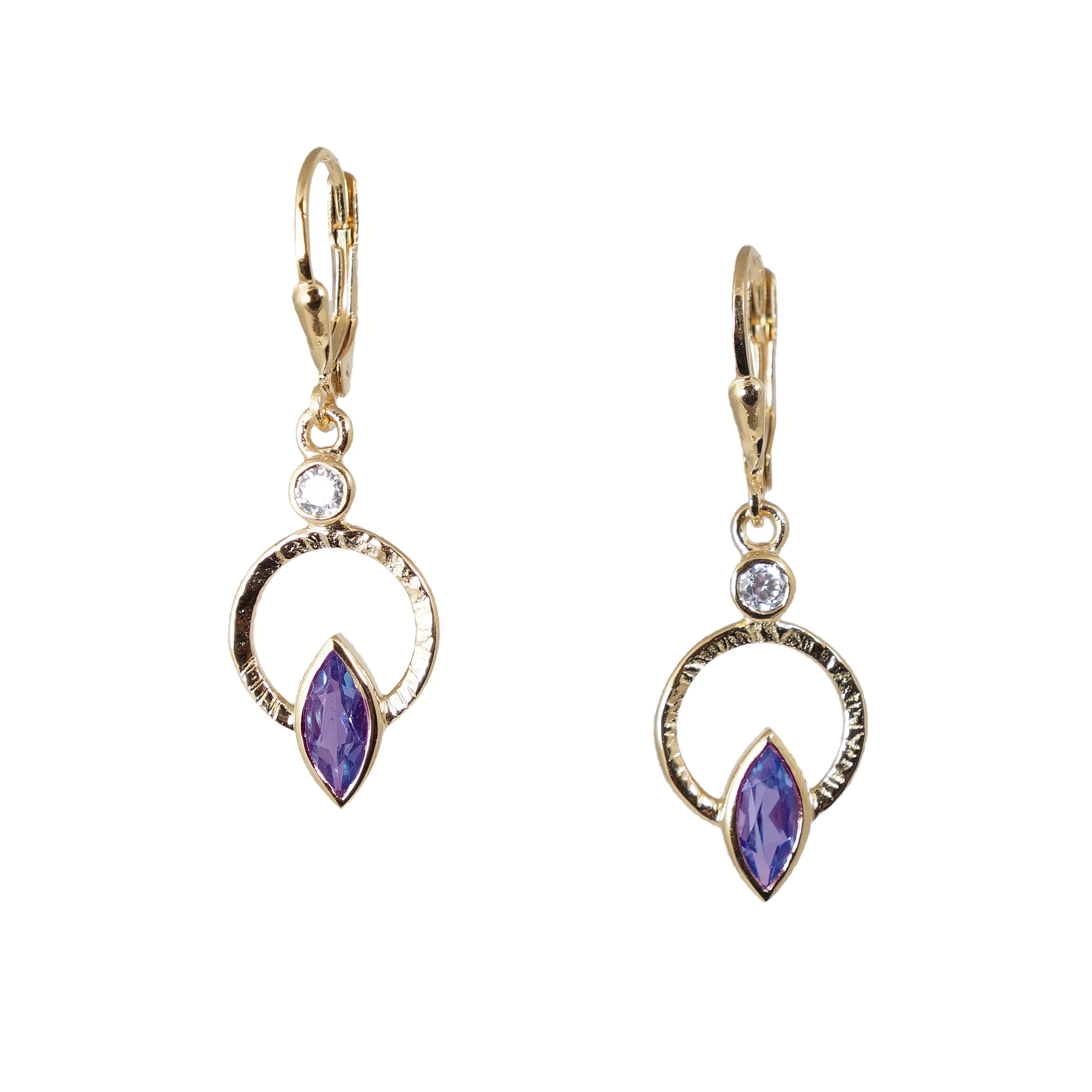 Q Earrings 18k Vermeil - Image 7