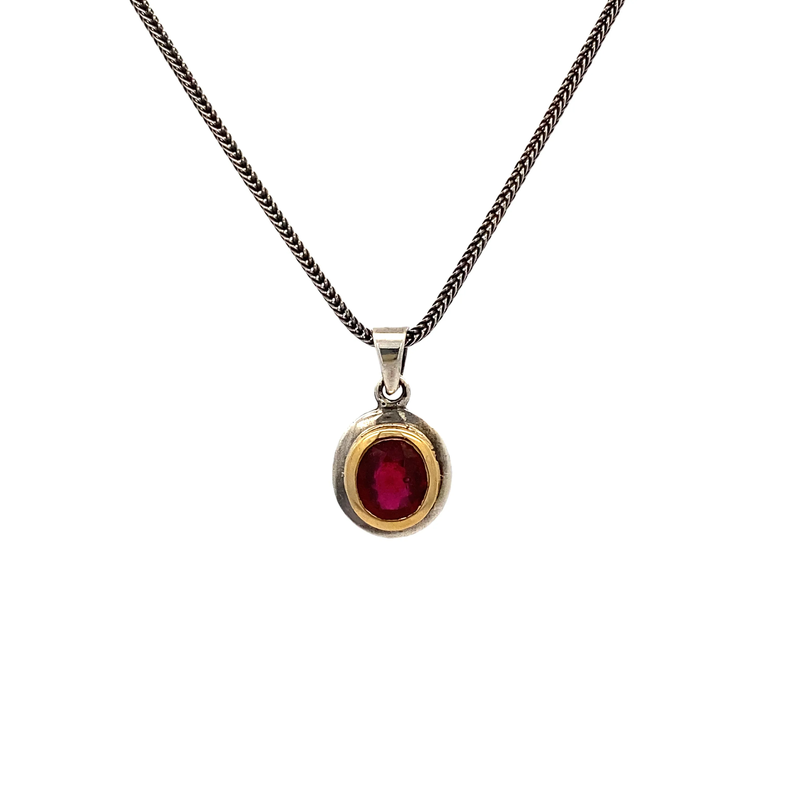 Ruby & 14k Pendant