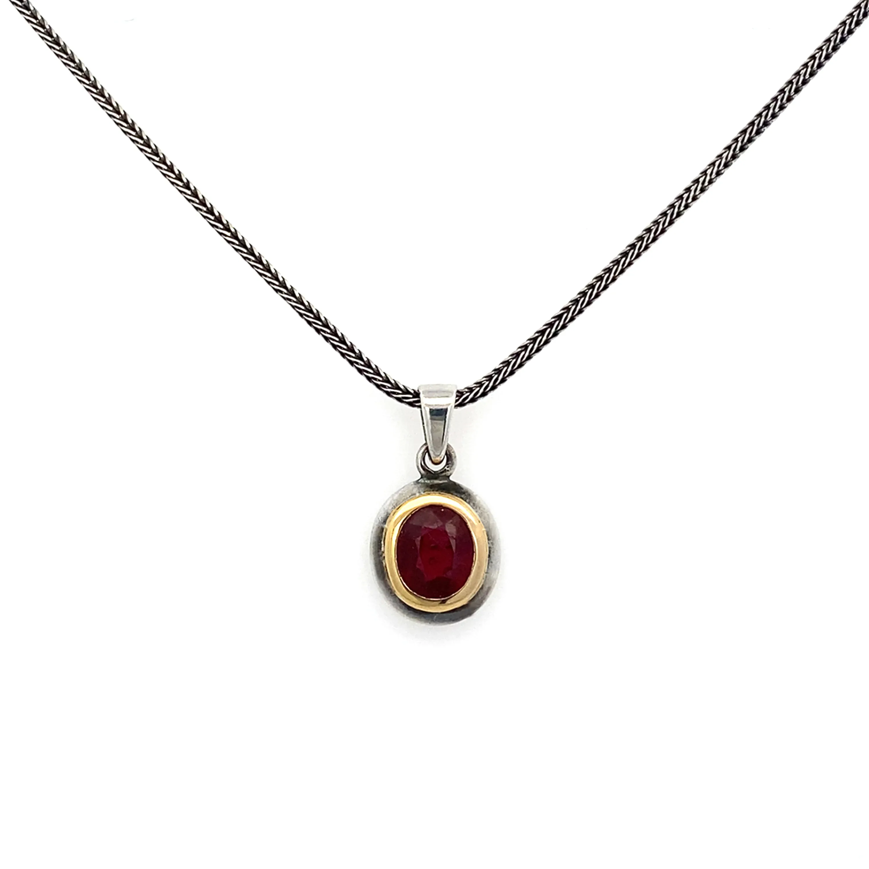 Ruby & 14k Pendant - Image 5
