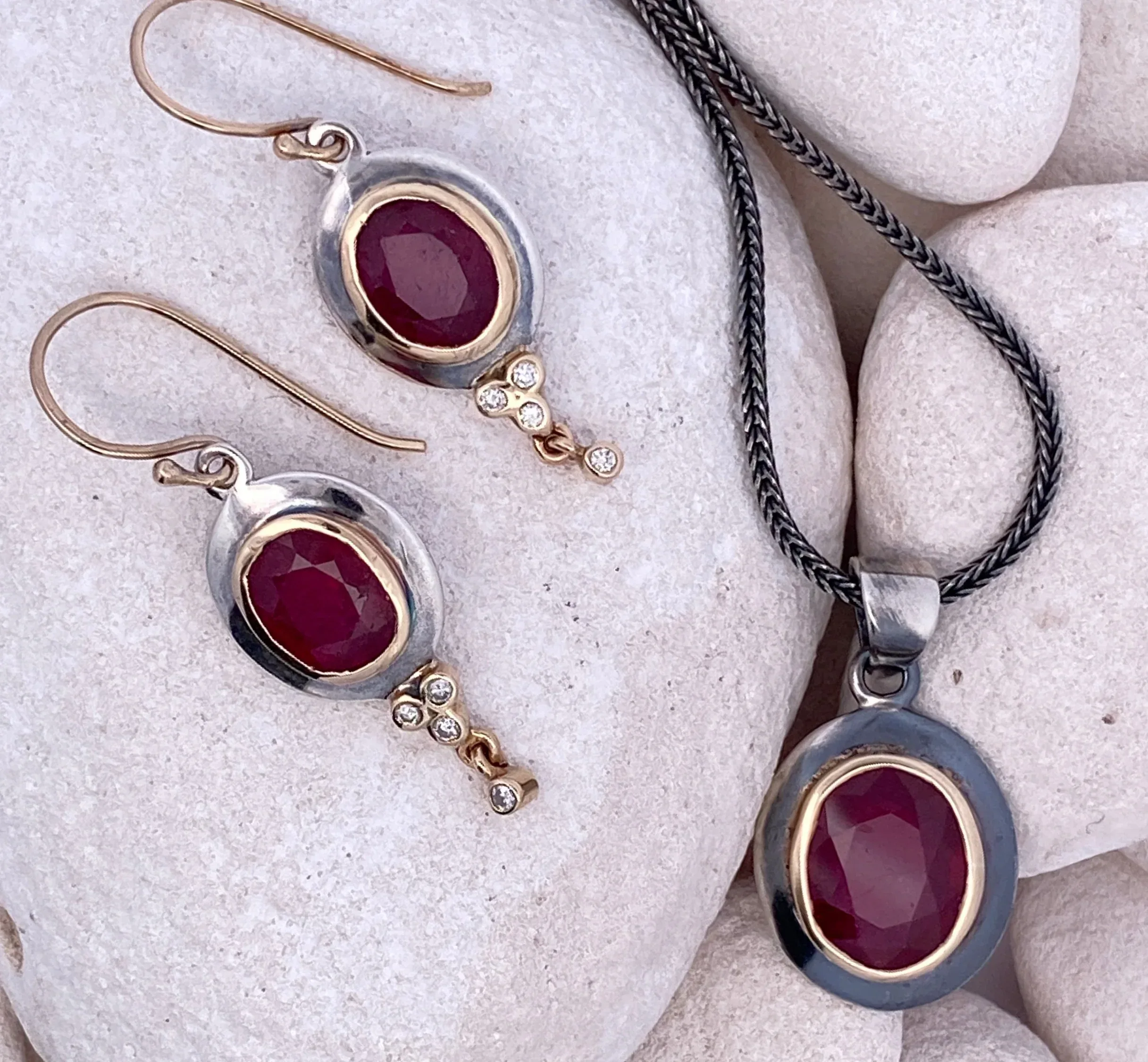 Ruby & 14k Pendant - Image 3