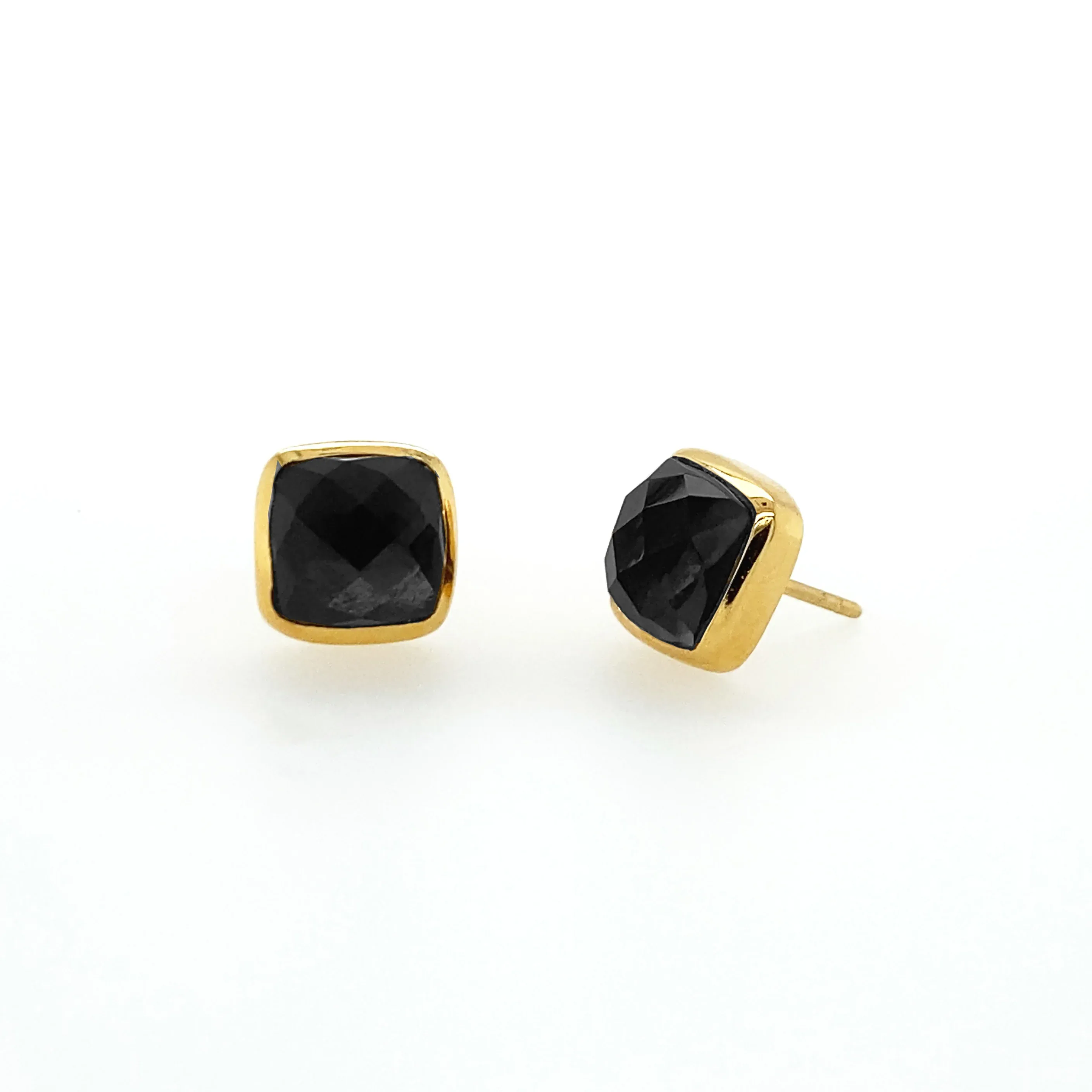 Square Studs - Gold - Image 6