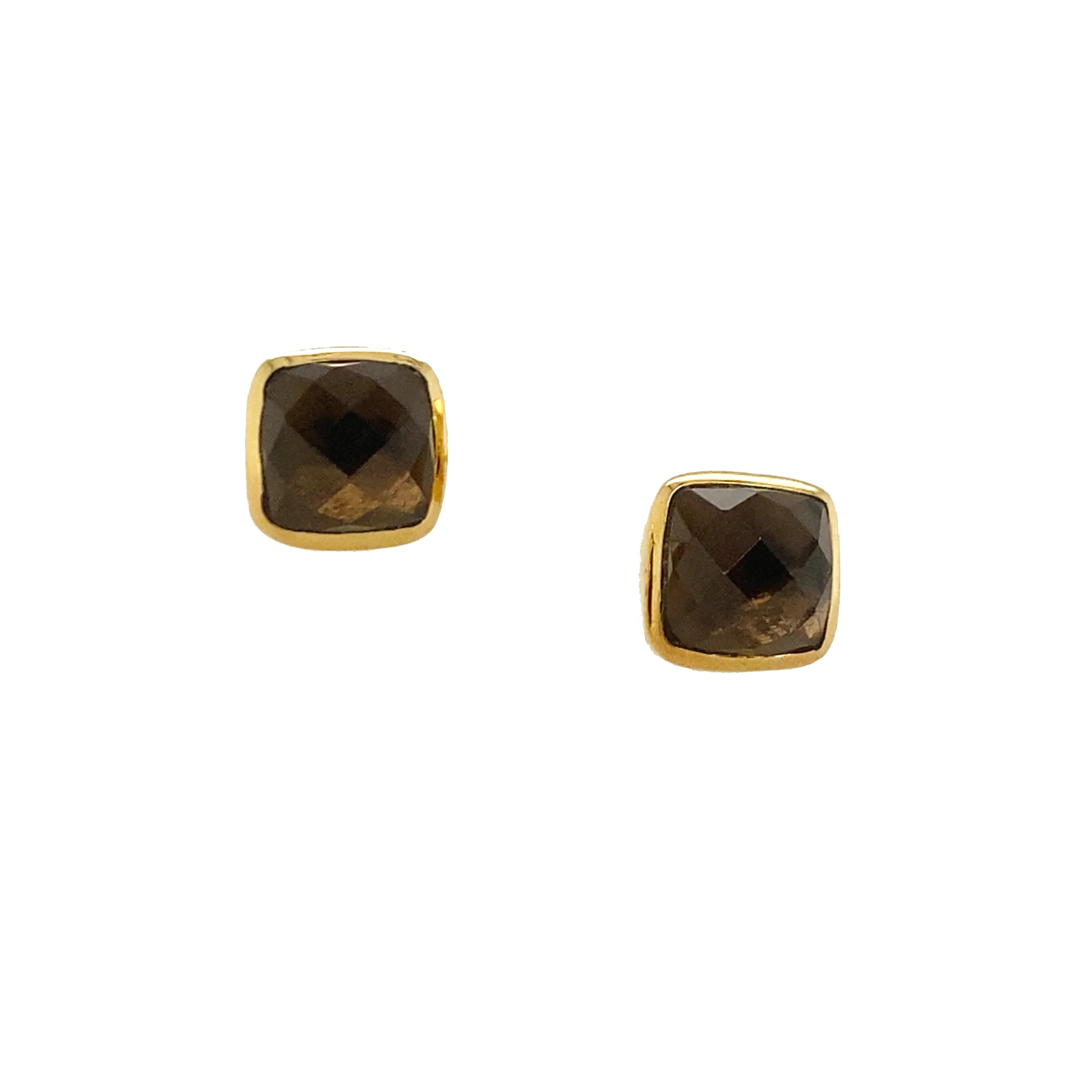Square Studs - Gold - Image 9